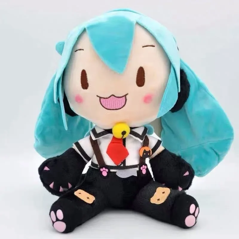 Kawaii Hatsune Miku Plush Doll Anime  Lovely Girl Student Hug Onions Miku Cartoon Room Decorate Children Plush Fur Doll New