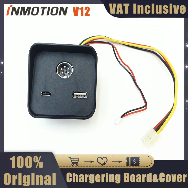 Original Chargering Board  Assembly for INMOTION V12 Chargers With Charger Plastic Cover Spare Parts  Accessories