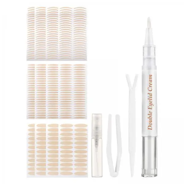 Double Eyelid Adhesive Tape Naturally Invisible Breathable Waterproof Lifter Strips for Hooded Eye Makeup