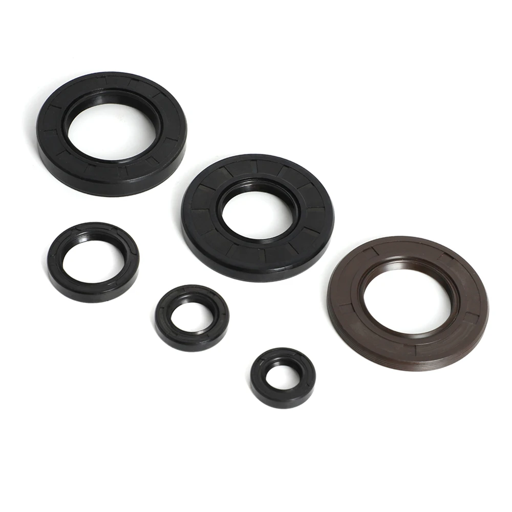 6pcs Engine Oil Seal Kits For Yamaha MX250 MX360 MX 250 360 1973 - 1974 Motorcycle Accessories