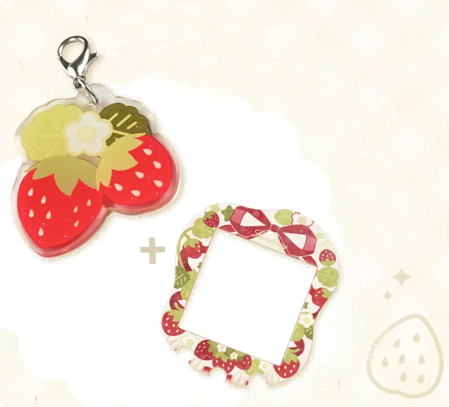 Naklejka ochronna na panel z silikonu w kształcie truskawki, miękka skórka, breloczek ‌   Etui ochronne na Tamagotchi Uni, pełne pokrycie, akcesoria — zdjęcie produktu 6