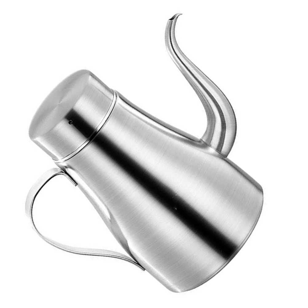 

Stainless Steel Oil Pot Bottle Olive Dispenser Grease Strainer Container 304 Large Capacity Kitchen Tool Sauce Dressing Storage