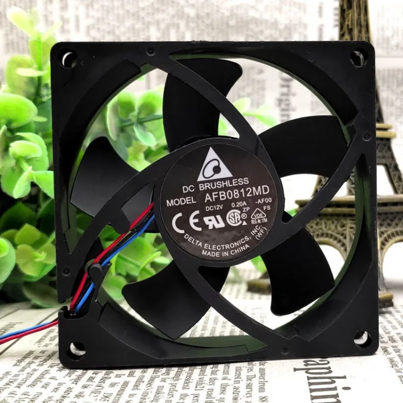 

AFB0812md 8020 Dc 12V 0.20a Cpu Oven-Wire 8cm Cooling fan