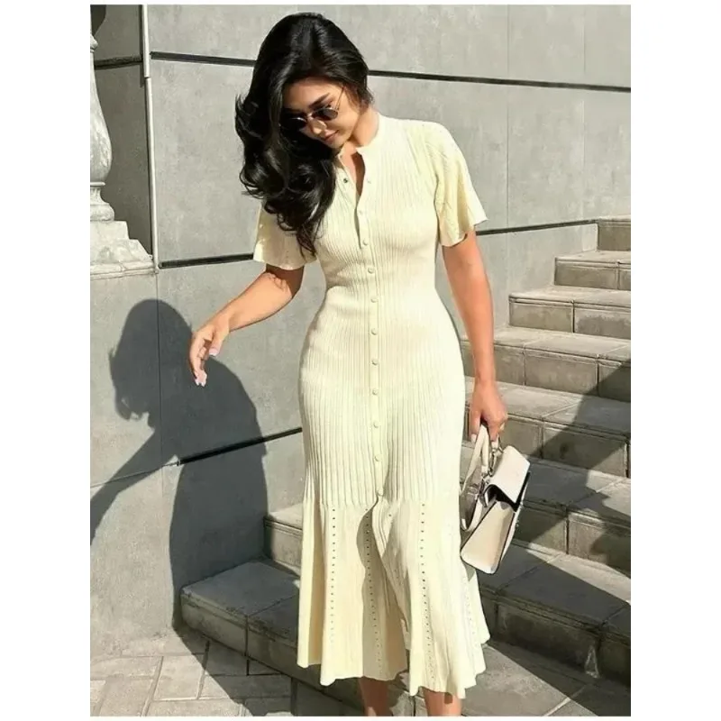 #90 Latest Ribbed Knit Dress Offers