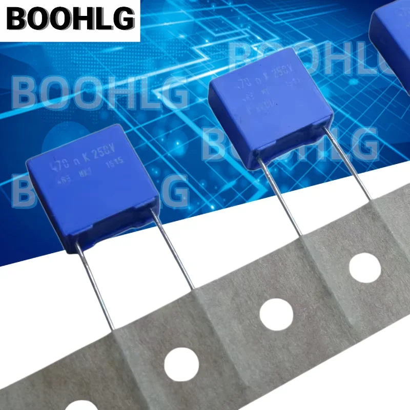 20PCS MKT468 Film Capacitor 0.47uF 470nF U47 474 250V Size 10MM