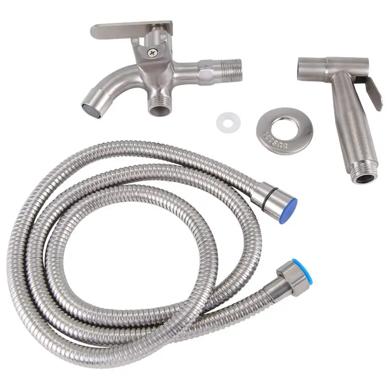 

A89X Handheld Bidet Sprayer For Toilet Adjustable Water Pressure Bidet Attachment For Feminine Wash And Cloth Diaper Sprayer