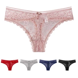 Women Underwear Lace Panties Thongs Sexy Ladies Low Waist Solid Seamless G-strings Underwear For Sex New Hot