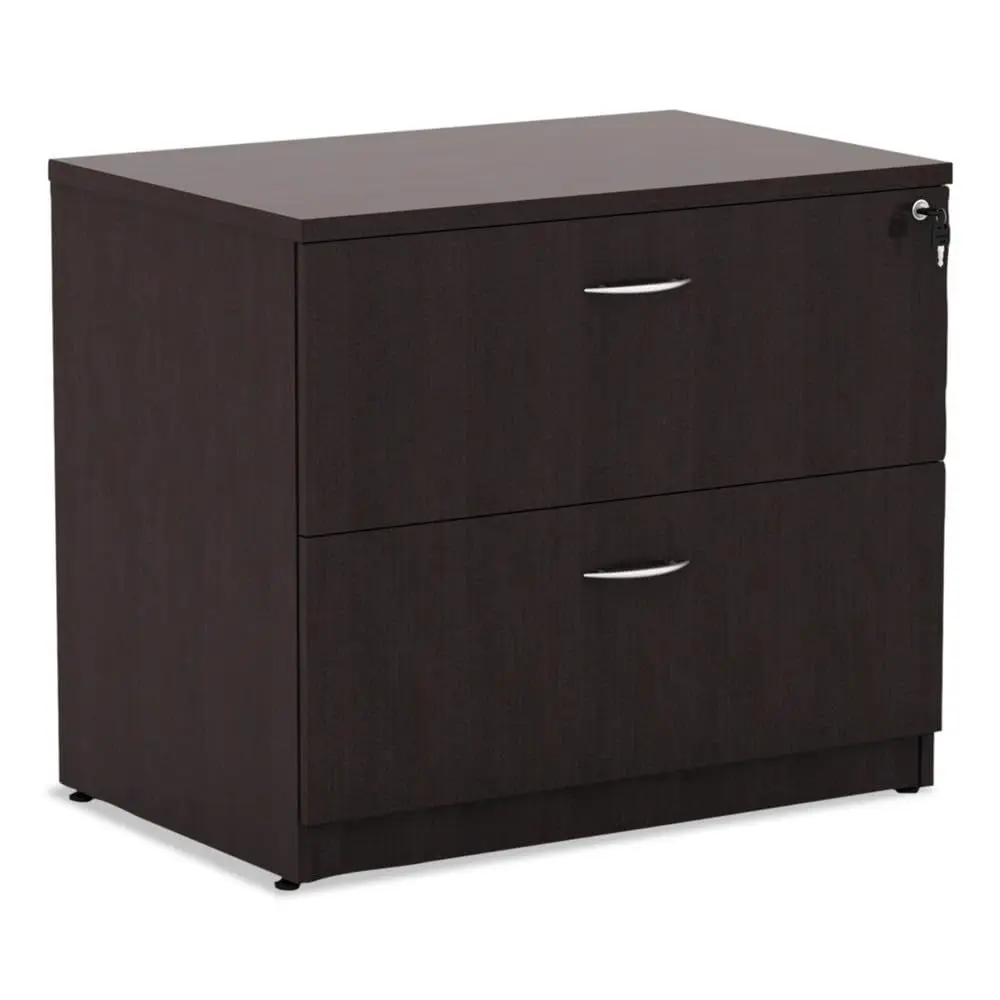 

Valencia Series Lateral File, 2 Legal LetterSize File Drawers, Espresso, 34 X 22.75 X 29.5