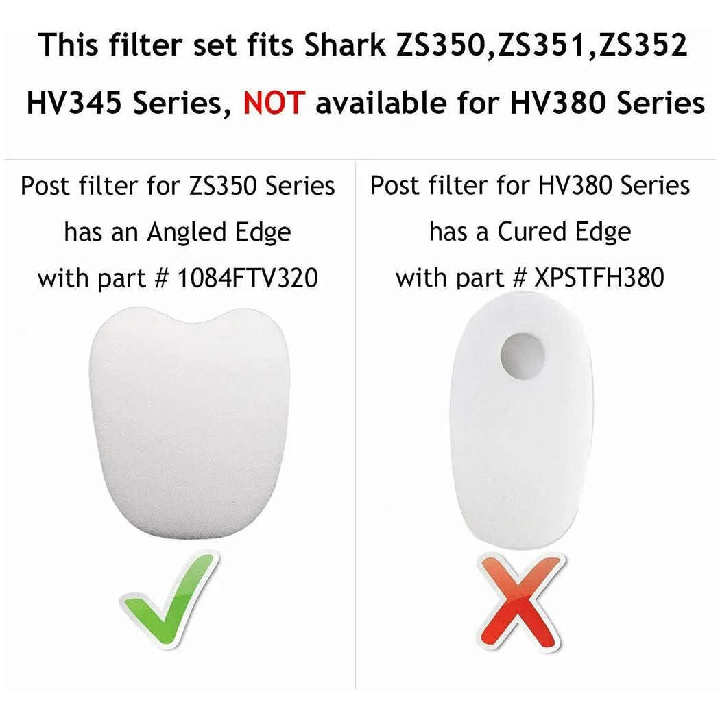 Filtros de feltro de espuma para foguete, ultra leve, com fio, XPMFK320, 1084FTV320, HV345, ZS350, ZS350C, ZS351, 4 conjuntos