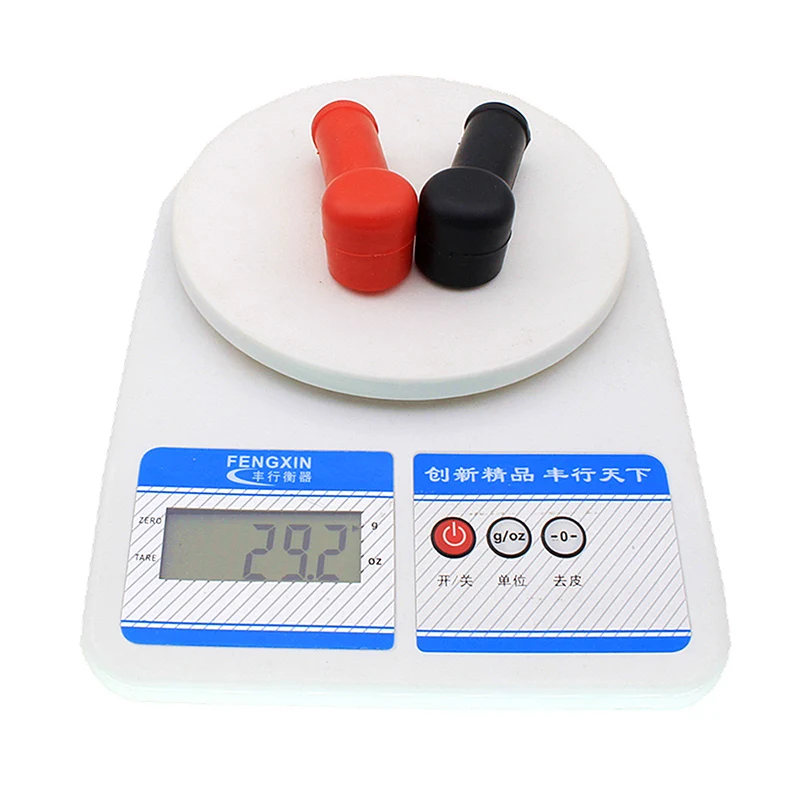 (Red+Black)Rubber Car Motorcycles Battery Negative Positive Terminal Cover Cap Boot Insulating Protector Replacement Accessories