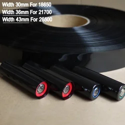50/100/500pcs 18650/21700/26650 Lipo Battery Wrap PVC Heat Shrink Tube Precut Insulated Film Protection Cover Case Pack Sleeving