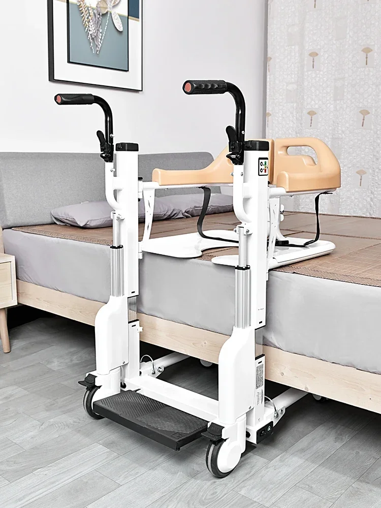 Paralytic elderly transfer machine multifunctional electric lifting transfer chair for disabled home care, bathing, transfer whe