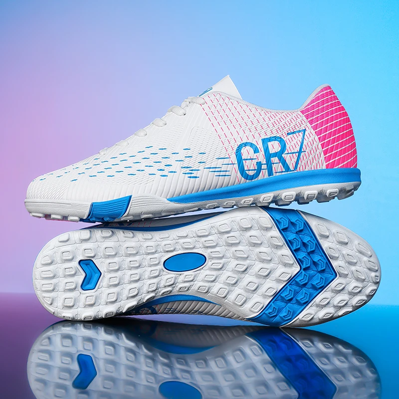 

Пара детских четырехсезонных кожаных футбольных бутсов с шипами, износостойкие футбольные бутсы, размеры 34-45,MZ-018-1