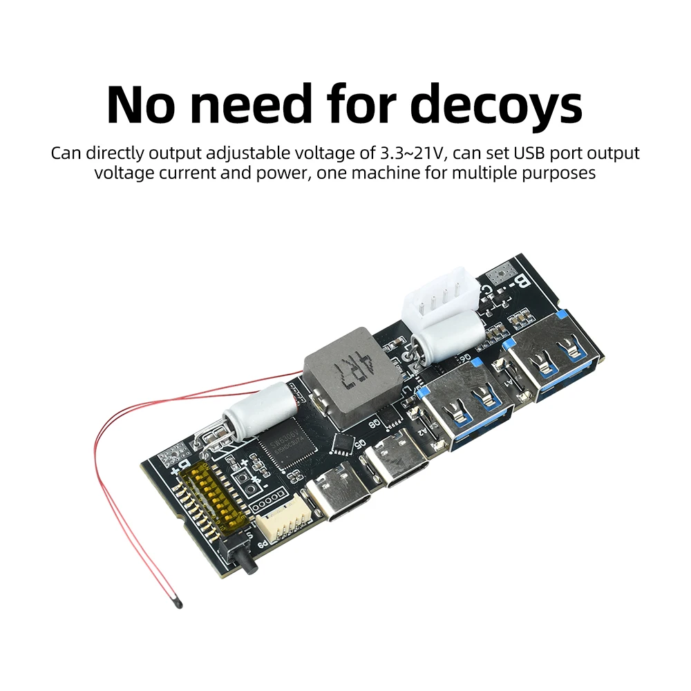 3-5S PD 100W Power Bank Module With MPPT Solar Charging DIY Mainboard For Lithium Battery Protection And Fast Charging
