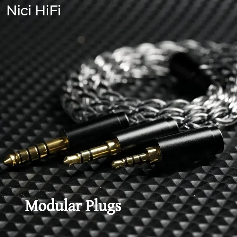 Nici HiFi 21-Modular Upgrade IEM Cable with 3-in-1 Removable Plug/mmcx/IE900 for HIMALAYA F1 KATO Winter LAN Cadenza Aria A5000