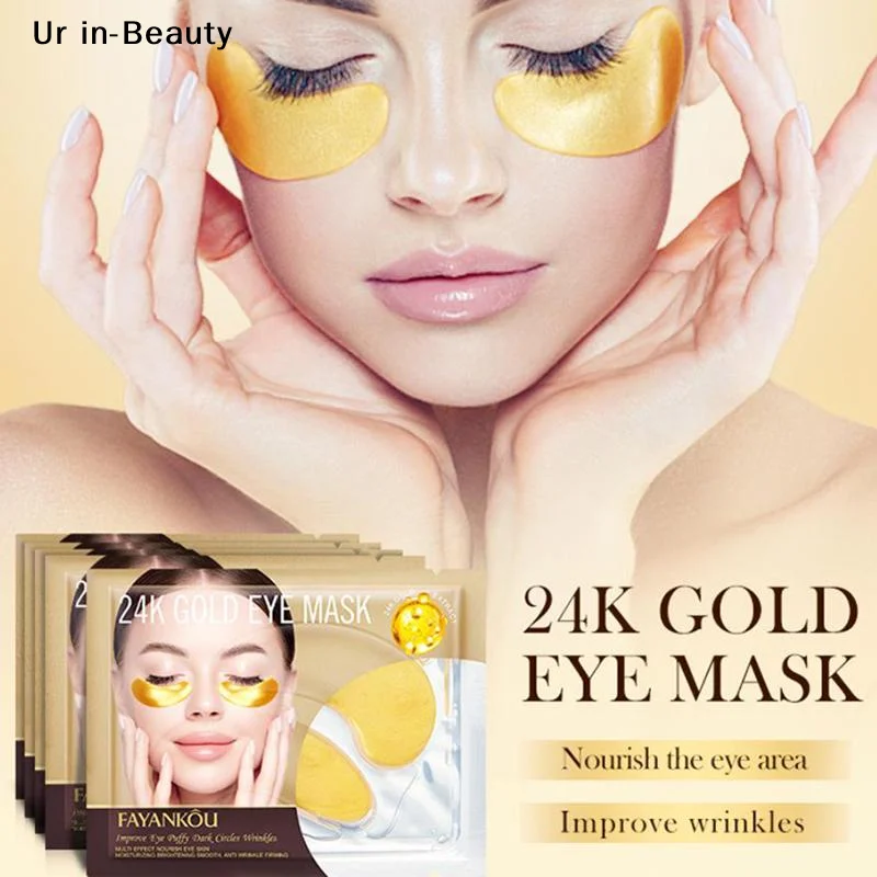 

Коллагеновые патчи для глаз FAYANKOU Crystal Collagen: увлажняющие, от темных кругов и мешков под глазами, против старения и морщин, для ухода за кожей вокруг глаз