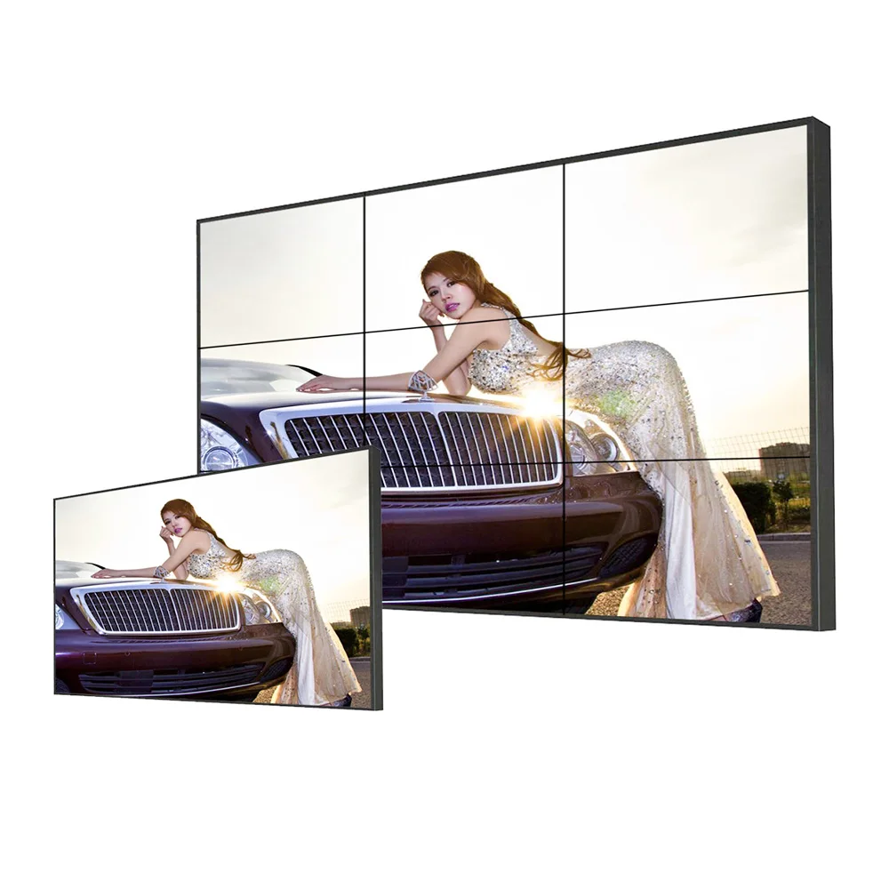 

Wall Mount Commercial Display 4k Ultra Narrow Bezel Splicing Screen Indoor Digital Signage Advertising Display LCD Video Wall