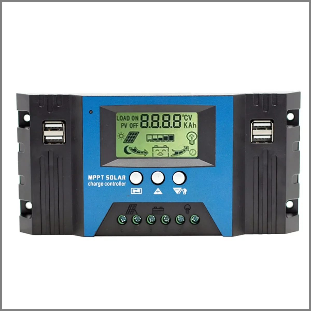 12/24V100A Adaptive Lead-acid Lithium Universal Controller MPPT Solar Controller