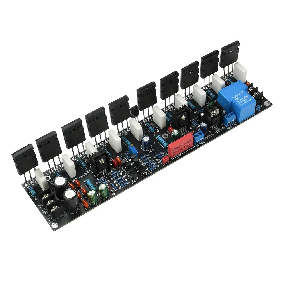 DC 20V-90V 500W 400W 300W 200W Leistungsverstärkerplatine 1943+5200 Mono HIFI Paar-Röhrenverstärker Hochleistungs-Audioverstärkerplatine – Detail 4