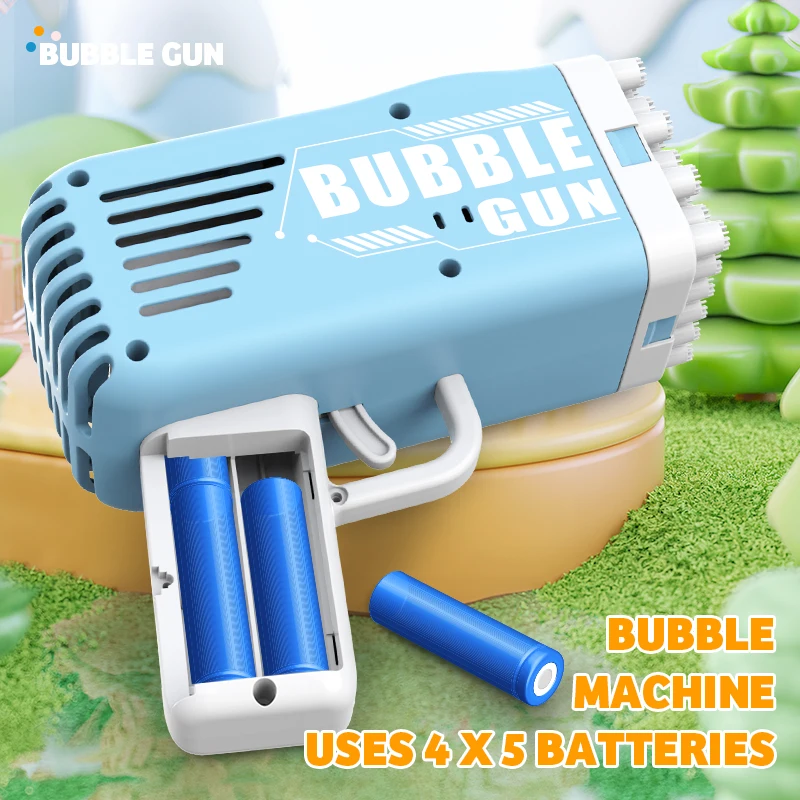 Children's Bubble Toys Dinosaur Bubble Gun Outdoor Games Children's Toys Mass without Bubble Water Battery