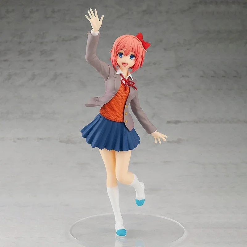 In Stock Genuine Original Good Smile Sayori Doki Doki Literature Club! Action Anime Figure Collectible Model Dolls Ornament Gift