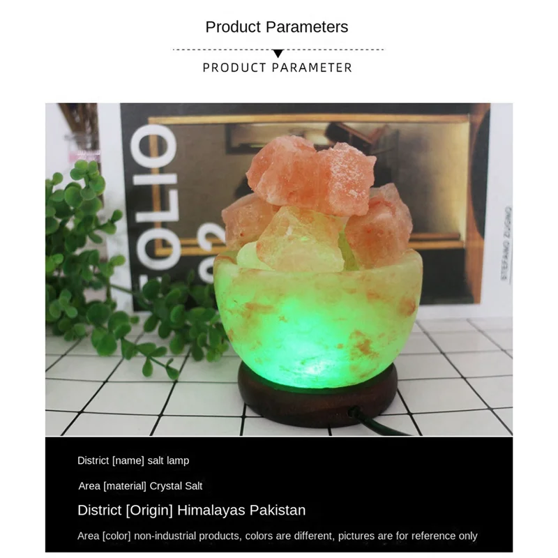 

-AA95 LED Colorful Color Changing Night Light Air Purifier Decorative Bedside Table Lamp Ornament