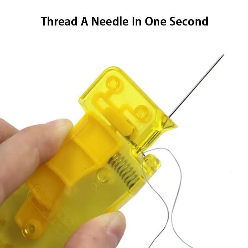 Teaglede อัตโนมัติเข็ม Threader เครื่องมือ DIY มือเย็บจักรเย็บผ้าอัตโนมัติเข็ม Threader Home อุปกรณ์เสริม Dropshipping