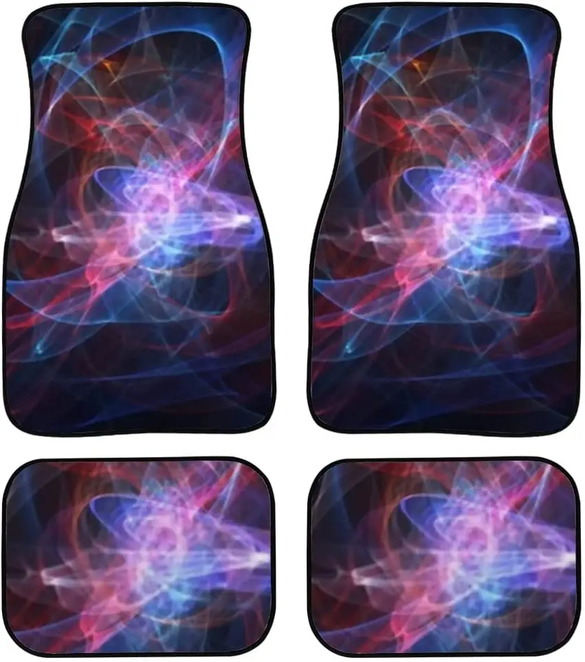 Car Floor Mats Exploding Supernova Forminng Nebula Black Hole Print Design Carpet Car SUV Truck Floor Mats 4 Pcs, Automotive Car