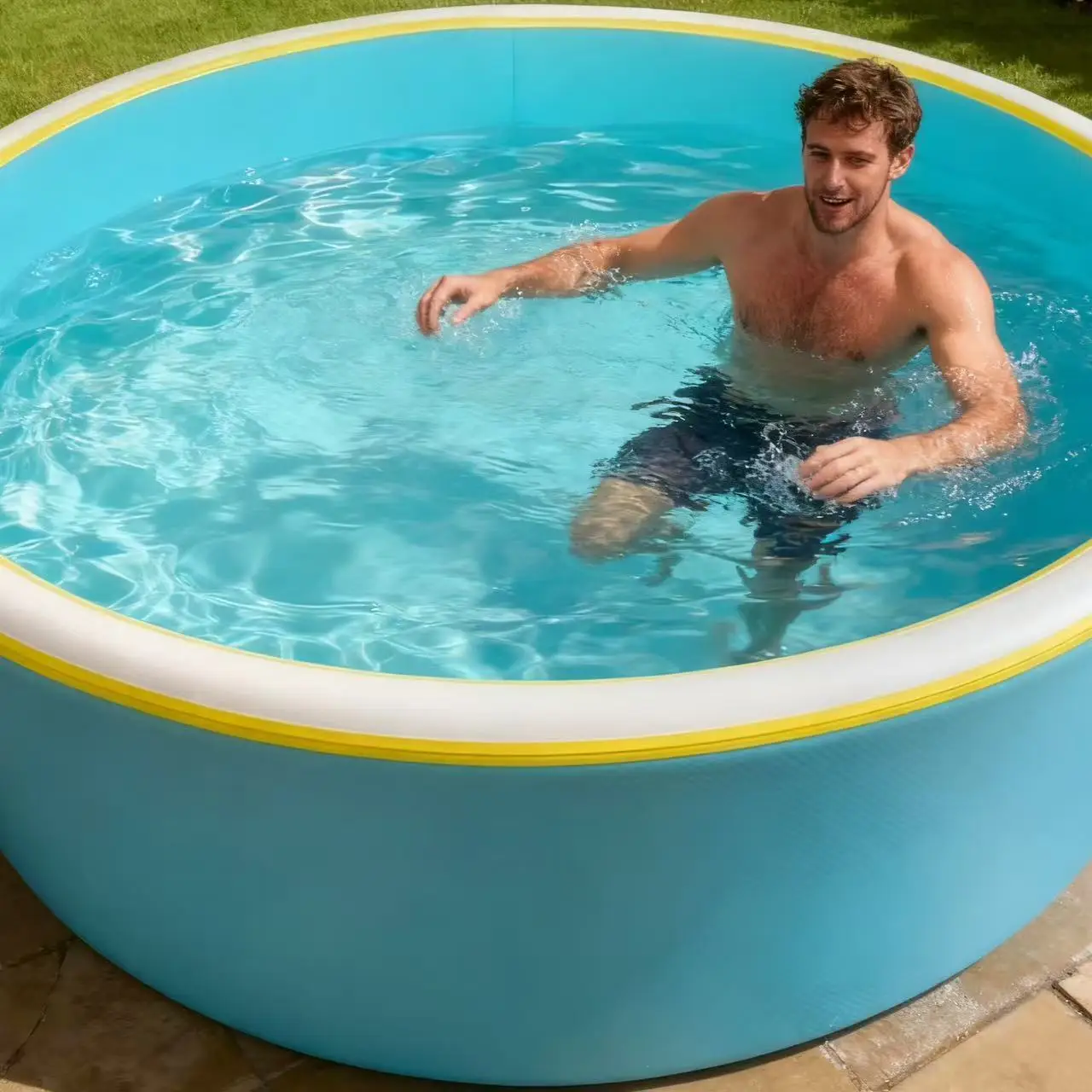 Customized Extra Thick Puncture-Resistant Inflatable Swimming Pool for Adults
