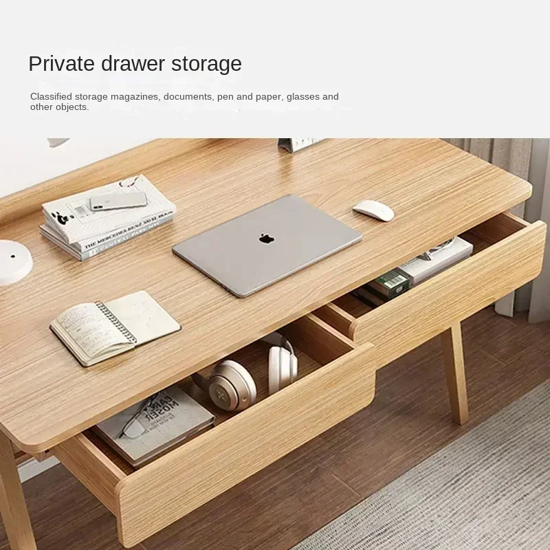 Furniture Simple Desk Household Student Solid Wood Legs Simple Desk Study Computer Table Chair Desktop Bedroom Writing Table