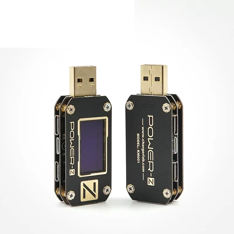 独自のQC3.0/2.0 0-24V POWER-Z KM001 PDテスター USBデジタル電圧計 テストツール 電圧と電流リップル ダブルType-C計測器