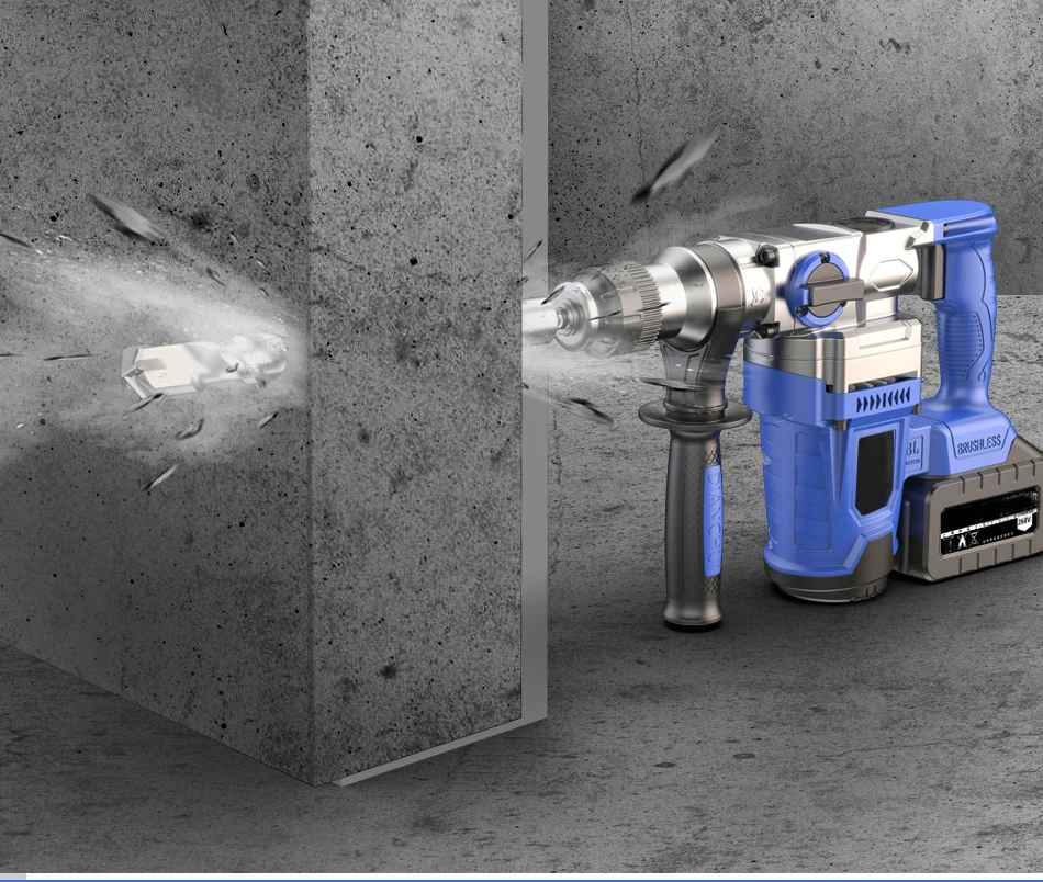 Batería inalámbrica de la máquina del taladro del martillo de la personalización de la máquina del taladro de la batería del martillo