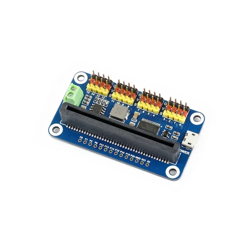 16-kanaals Pwm Micro Servo Driver Module Uitbreidingskaart Voor Microbit Micro: Bit V2 Micro Bit V2.2 Accessoires