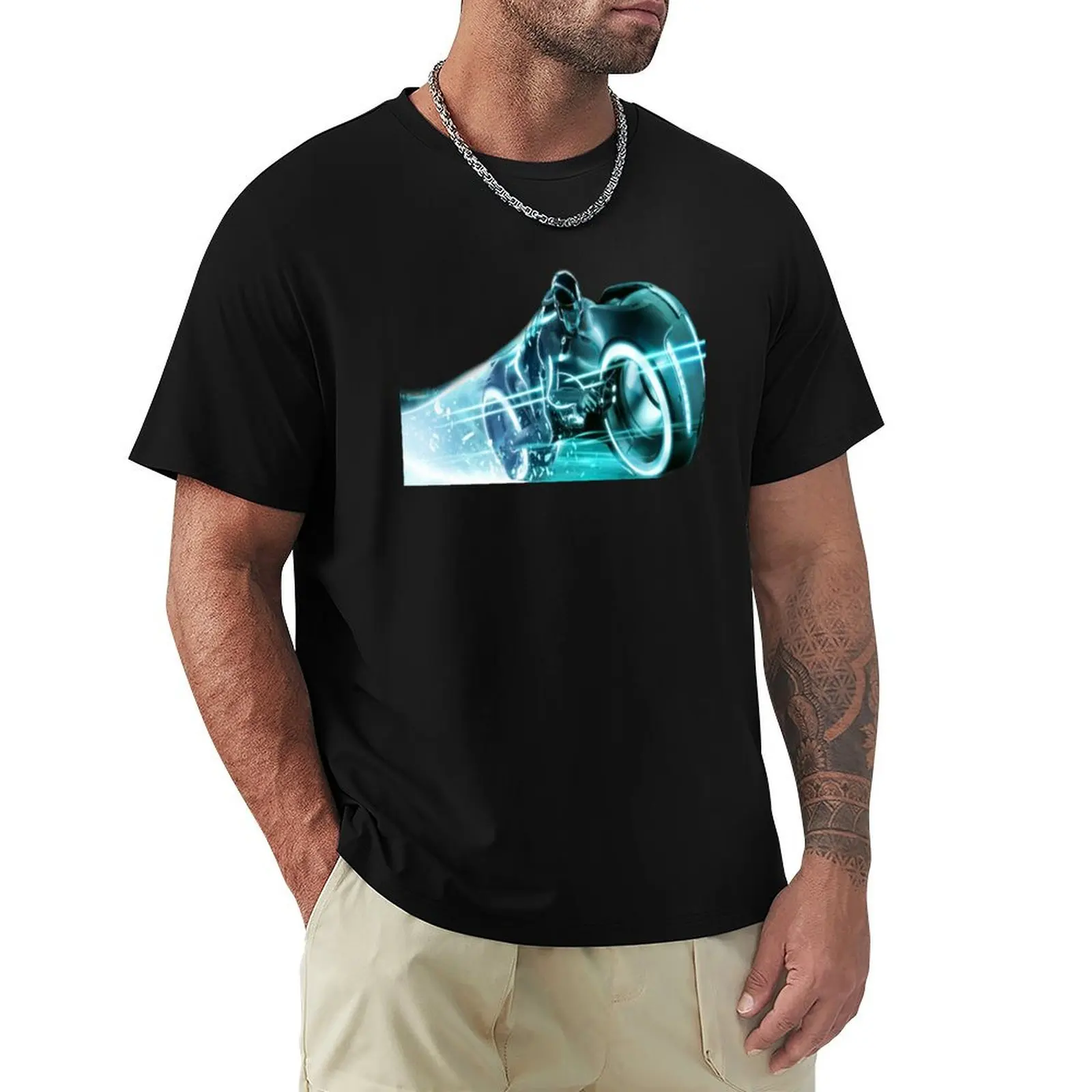 

Tron T-Shirt topping summer clothes t shirt men 100℅ cotton
