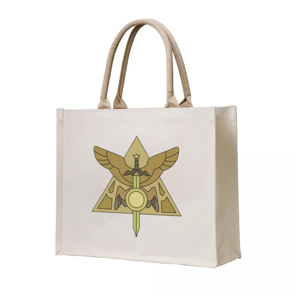 

THE TRIANGLE Tote Bag Handbags women custom fabric bag Customizable tote bag Canvas shoulder