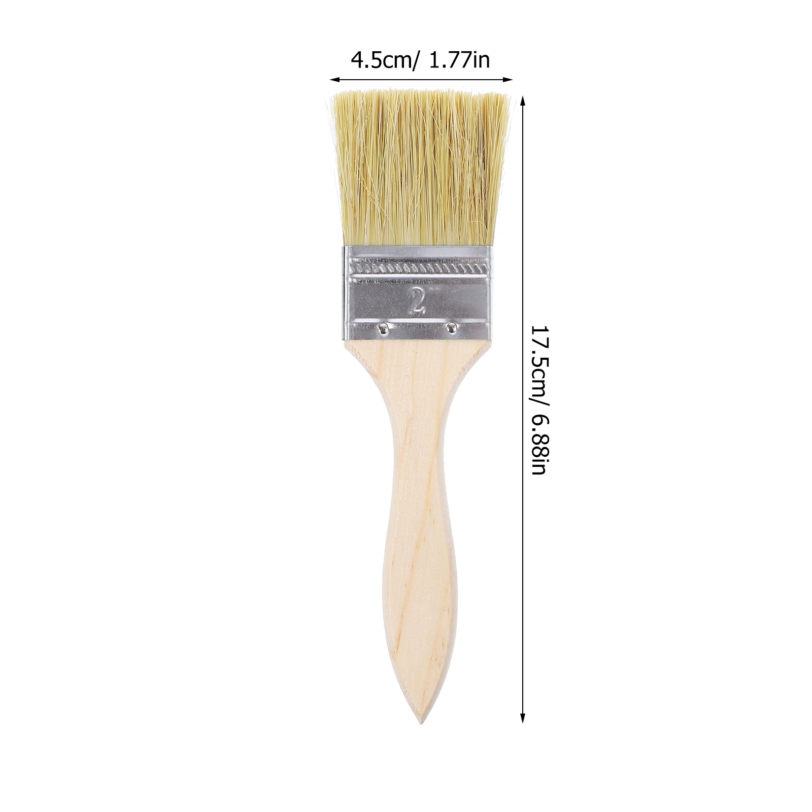 Pinceau de peinture avec manche en bois durable, poils de qualité supérieure, outil de peinture pour meubles, peinture murale de la maison, 23 pièces