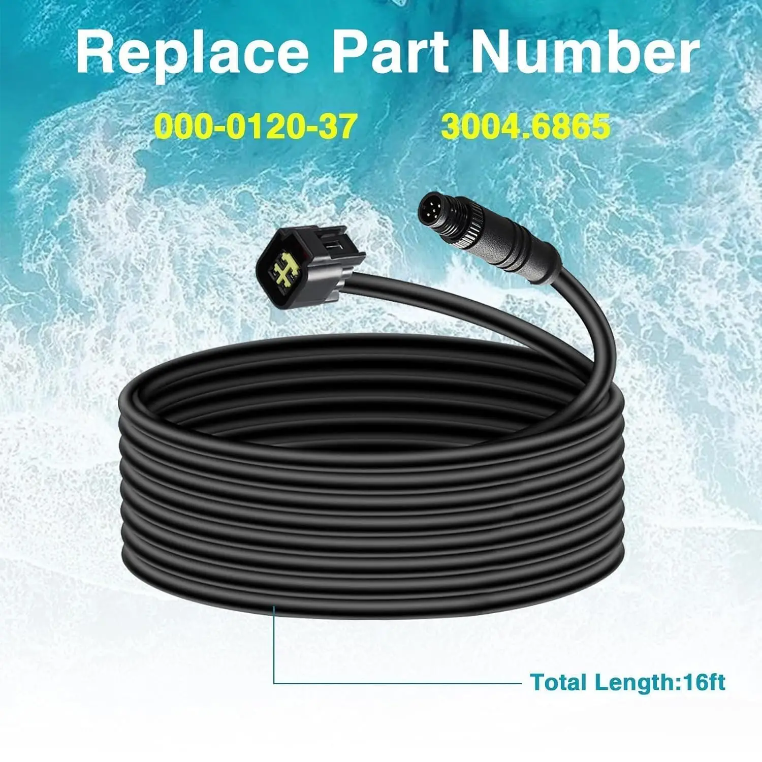 كابل واجهة المحرك اتصال شبكة NMEA2000 مع موصل T متوافق مع محرك ياماها الخارجي 2006-2023 استبدال #2