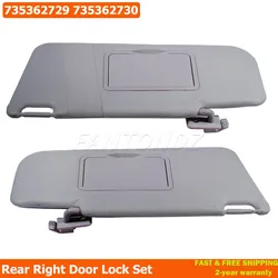 Car Sun Visor Left Side Right Side Sunvisor With Mirror And Pocket For Fiat Panda MK2 2003-2011 735362729 735362730