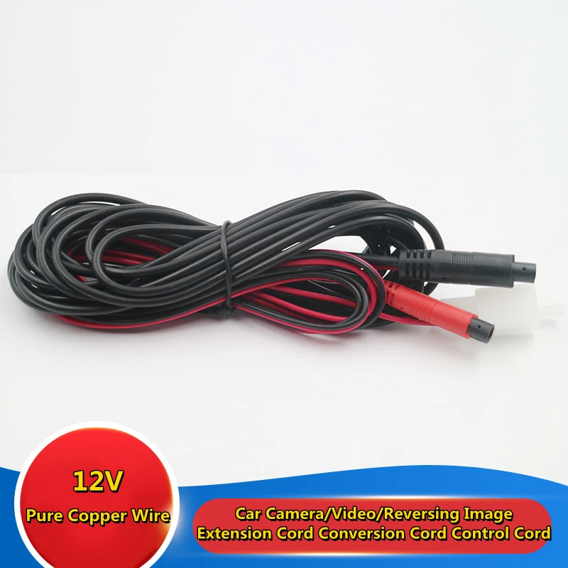 

4m Car Camera/Video/Reversing Image/Rearview Mirror/Bare Copper Cable Extension Cable Conversion Cable Control Cable