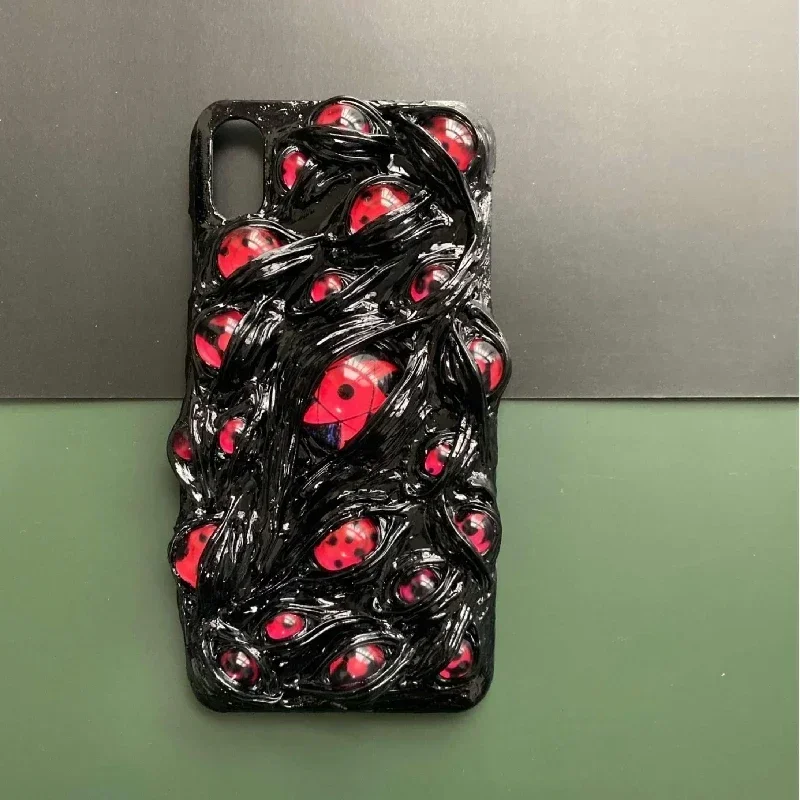4011 Original Handmade Customized IPhone Cases 3D Kesuru Writer\'s Eye Horror Gothic Punk Dark Cthulhu Halloween Gift Phone Case