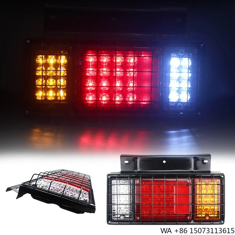 

Высококачественный 40-светодиодный задний фонарь для прицепа грузовика с 13-контактным адаптером проводки