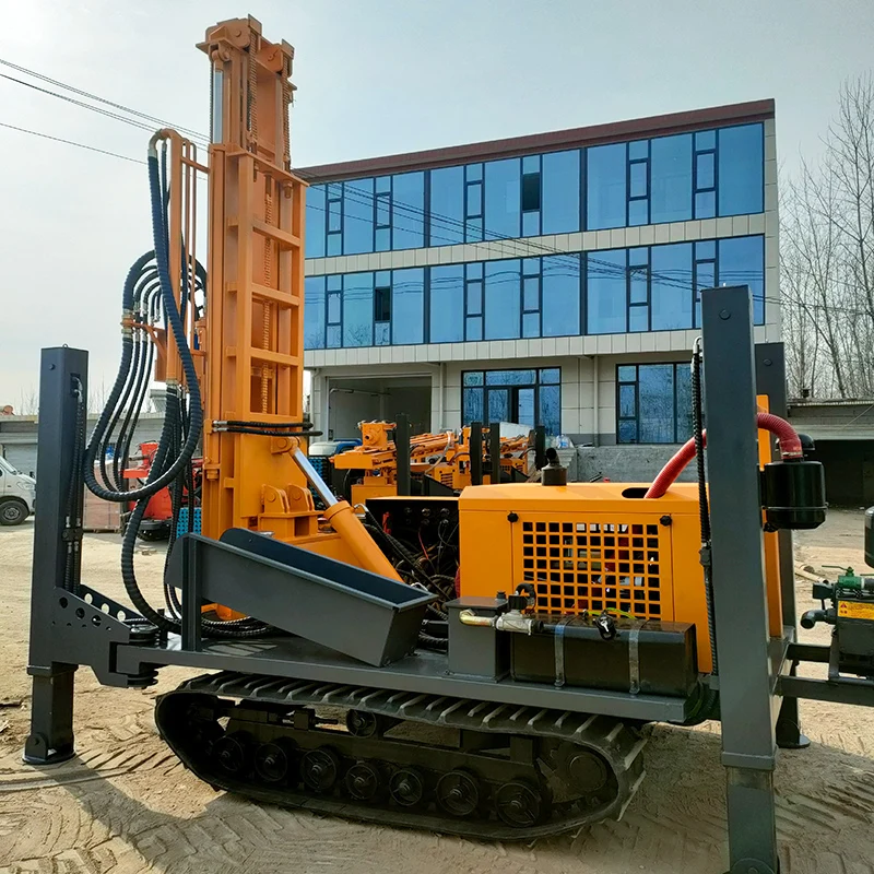 600m Pneumatic Hydraulic Drill Rig Fast Drilling Mobile Flexible Accurate Positioning Water Well Drilling Machine