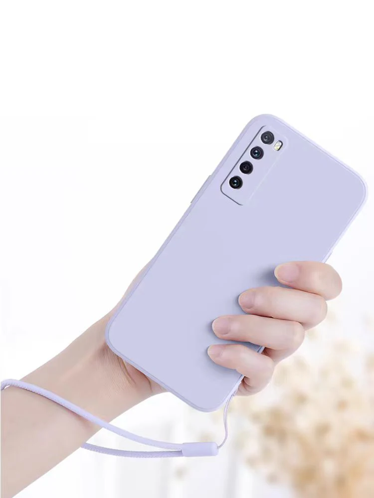 Funda de silicona con cuerda líquida para OPPO Find X2, X3, X5 Lite, Neo Reno 2, Z 5, 6, 7, 8, 10 Lite Pro, accesorios de Coque, estilo Original de lujo