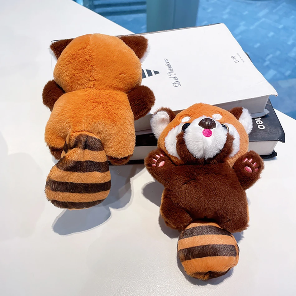 Esplosioni Simpatico piccolo procione Cartone animato piccolo panda Peluche Portachiavi Zaino Ciondolo decorativo Regalo di compleanno per bambini.