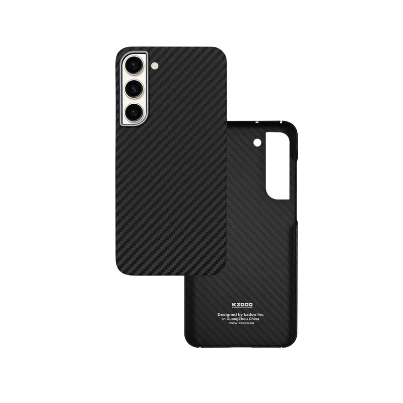 

KZDOO Keivlar carbon fiber ultra slim and lightweight phone case high-end back cover for Samsung S23/S23plus/S23 ultra