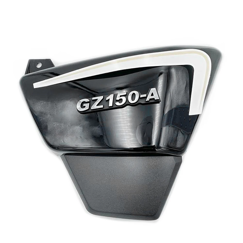 Motorcycle Right & Left Frame Side Cover Battery & Tool Panels Guard For Suzuki GZ150 GZ125HS Faring Body Parts Black
