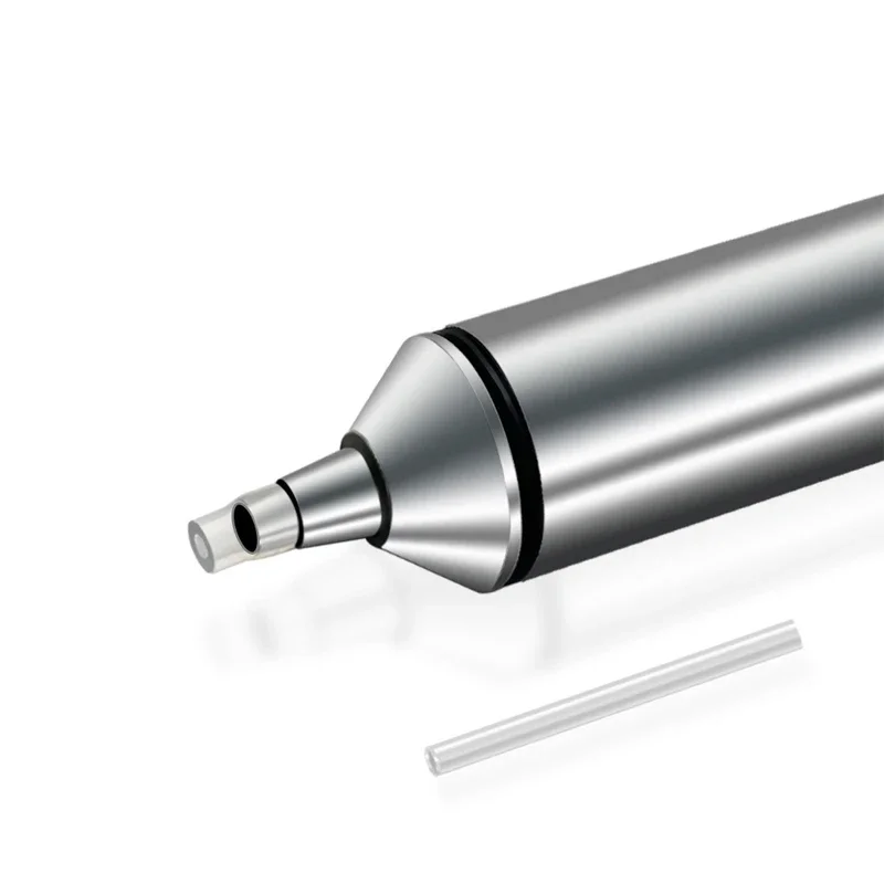 Aluminum Metal Professional Desoldering Pump Solder Sucker Solder Removal Tool Powerful Vacuum Suction and Spare Silicone Nozzle