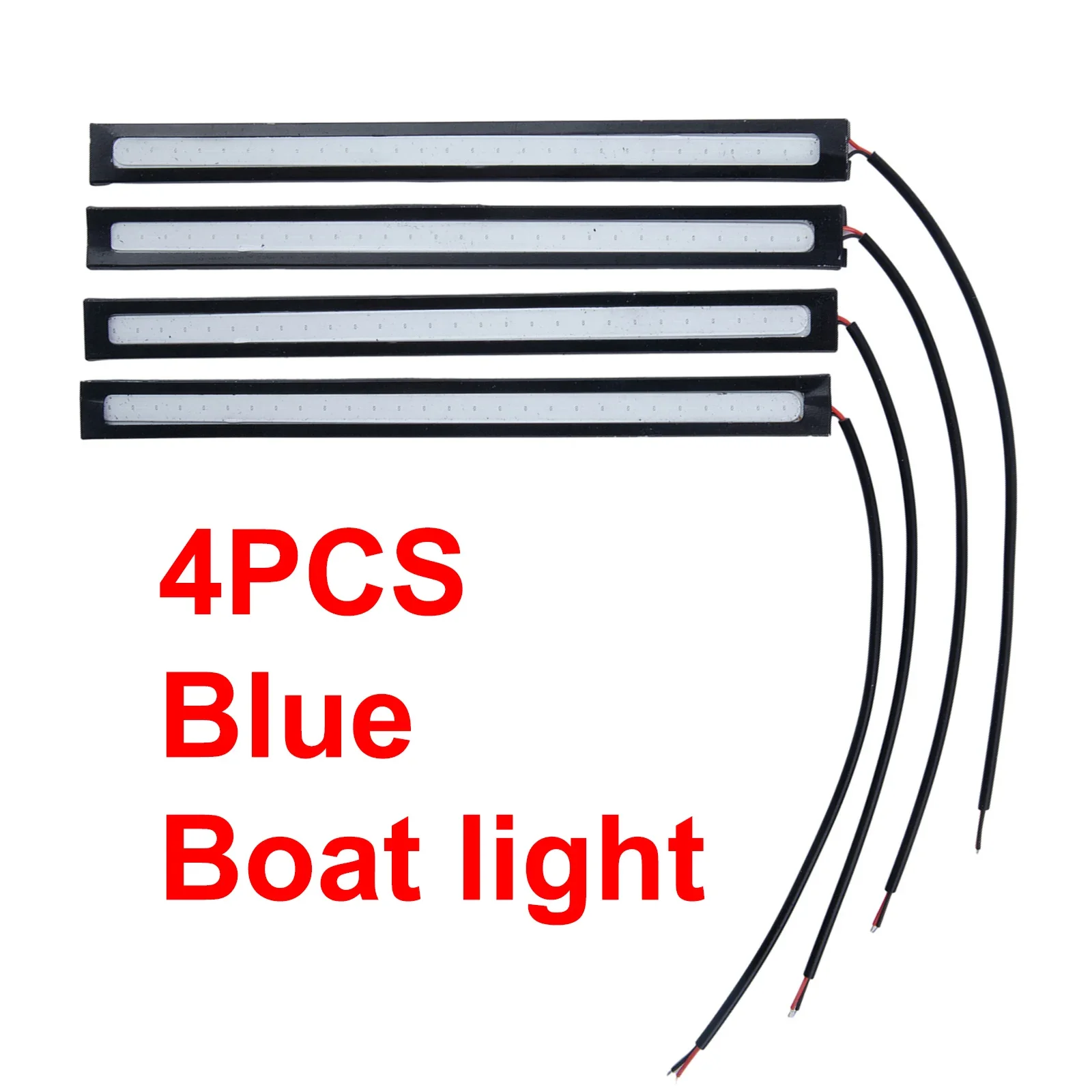 Blue LED Light Bar เรือมารยาทไฟ DC 12V Marine Grade RVs กันน้ํา 12 โวลต์ 170 มม.X 17 มม.X 5 มม.6.7 นิ้ว