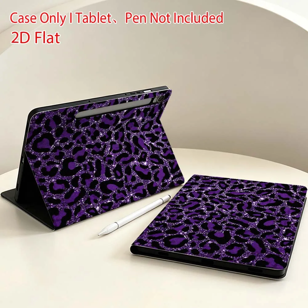 Purple Polka Dot Pattern For Samsung Galaxy Tab S11 S10 S9 S8 S7 S6 A9 A8 A11 Lite FE Plus Pen Tray Tablet Case Soft