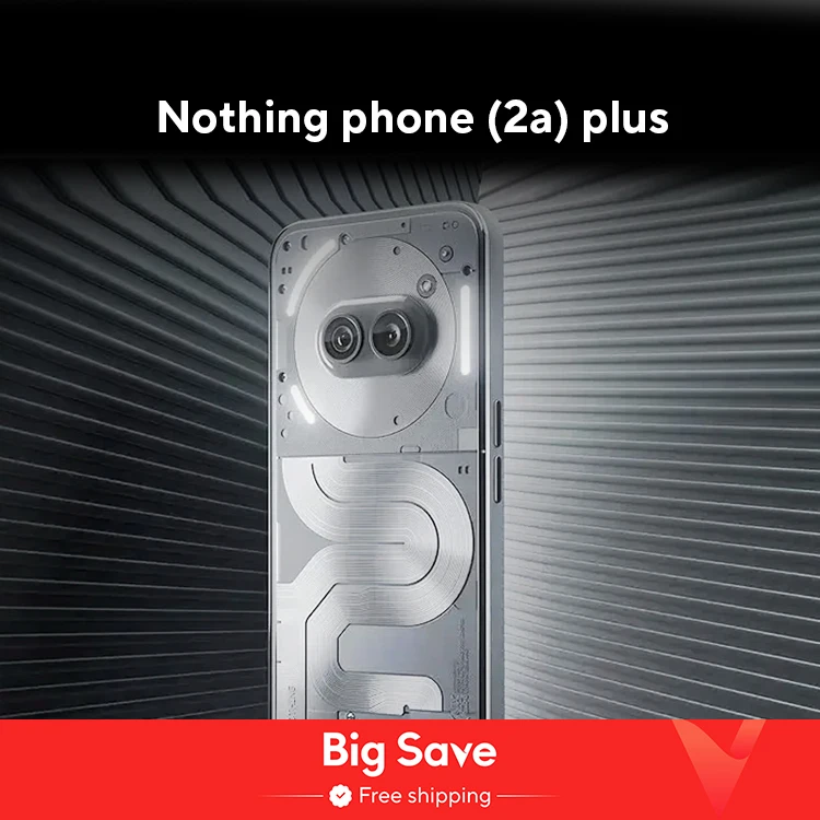 Global Version Nothing Phone (2a) Plus 6.7” 120Hz AMOLED Display MTK Dimensity 7350 Pro 50MP Camera 5000mAh Battery 50W Charge